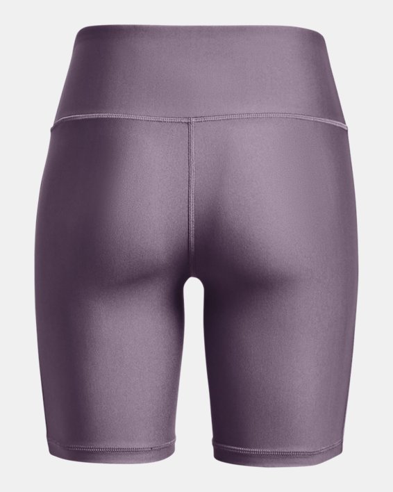 Women's HeatGear® Armour Bike Shorts, Purple, pdpMainDesktop image number 5